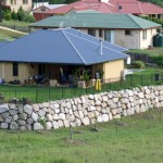 Split Face Granite retaining wall Brisbane