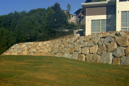 Split Face Granite retaining wall Brisbane