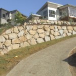 Split Face Granite retaining wall Brisbane