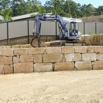 B Grade Sandstone Retaining Wall Brisbane