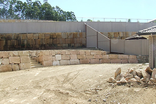 B-grade Sawn Sandstone Stairs Brisbane