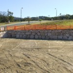 Random Grade Sandstone Boulder Wall Brisbane