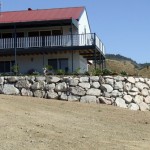 Split Face Granite retaining wall Brisbane