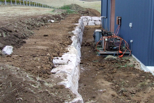 B-grade Sandstone Retaining Wall Brisbane