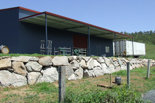 Split Face Granite retaining wall Brisbane