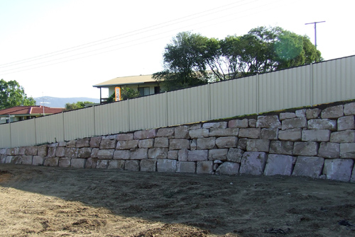 B Grade Sandstone Retaining Walls Brisbane