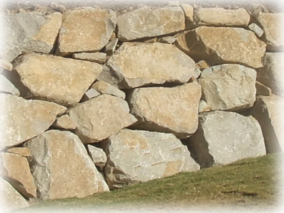 Split Granite Boulders for retaining wall construction Brisbane