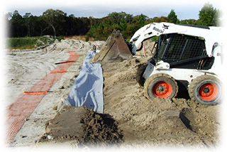 Boulder Wall Preparation for a new Development